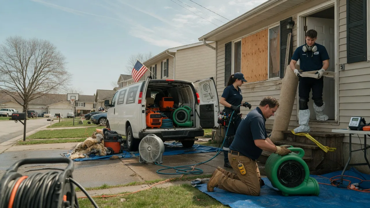 Water Damage Restoration in Peoria, IL near me